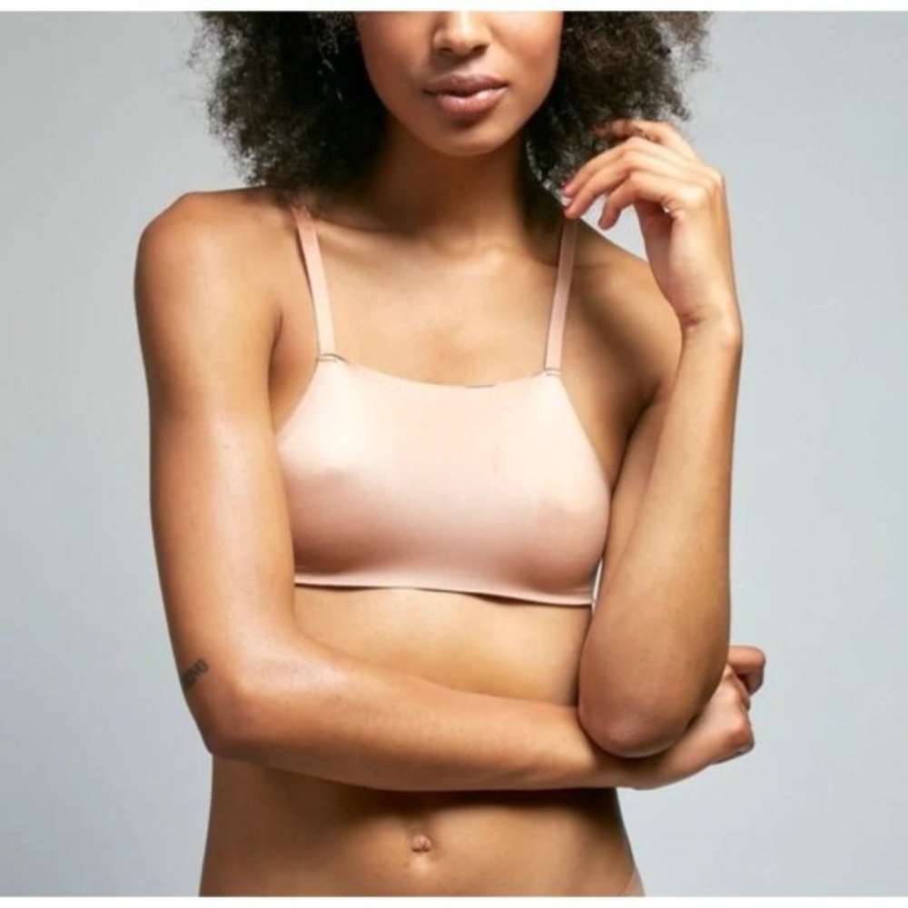 NWT Real Underwear Size S Bare Bralette in Camel